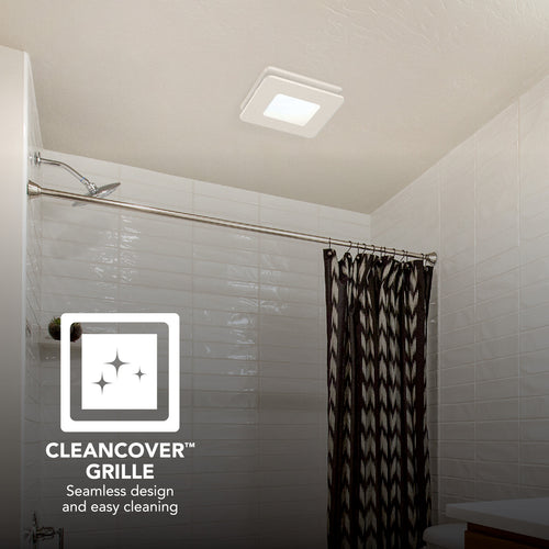 Broan-Nutone Broan-NuTone® Roomside Series Bathroom Exhaust Fan w/ LED Light, 60 CFM, Energy Star®