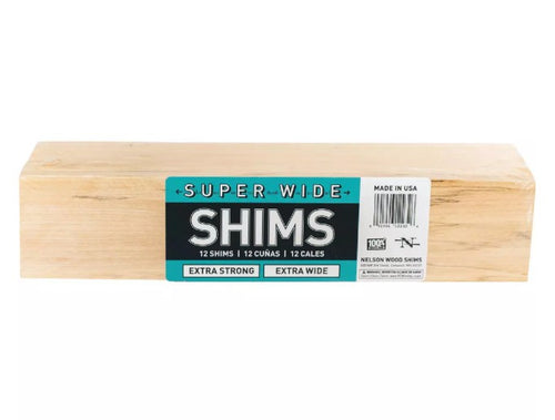 Nelson Wood Shims Super Wide Shims