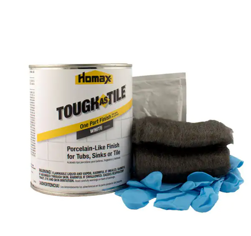 Homax Tough as Tile Brush on Tub Sink and Tile Refinishing Kit
