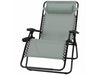 Four Seasons Courtyard Sunny Isles Zero Gravity Chair Coated Steel Frame Seafoam Green