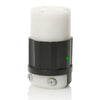 Leviton 30A 125V 3-Wire 2-Pole Industrial Grade Locking Cord Connector