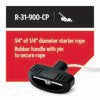 Oregon Replacement Starter Rope & Handle Kit, Universal fit (R-31-900-CP)