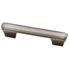 Cabinet Pull, Theo Pattern, Heirloom Silver, 3 or 3.75-In.