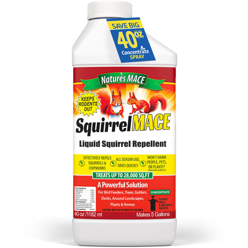 Nature's Mace Squirrel MACE Squirrel Repellent - Spray or Concentrate