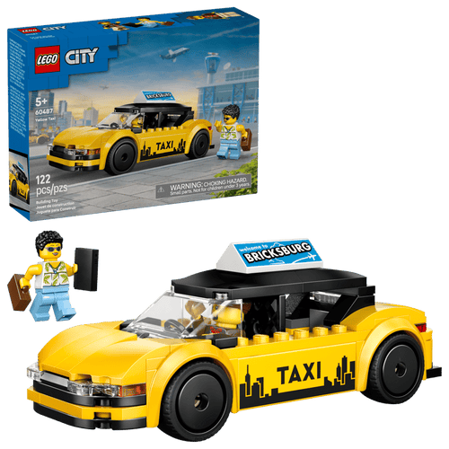 Lego City Yellow Taxi