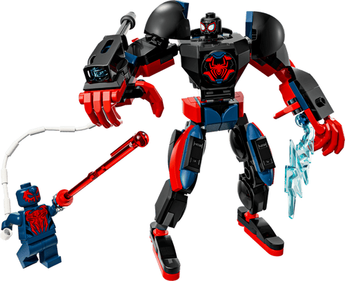 Lego Marvel Miles Morales Mech vs. Spider-Man 2099