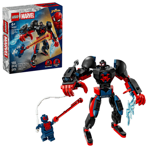 Lego Marvel Miles Morales Mech vs. Spider-Man 2099