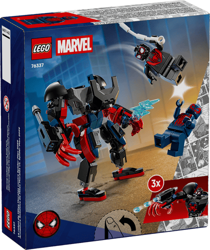 Lego Marvel Miles Morales Mech vs. Spider-Man 2099