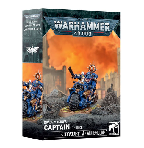 Warhammer Space Marines: Captain on Bike Kids Toy