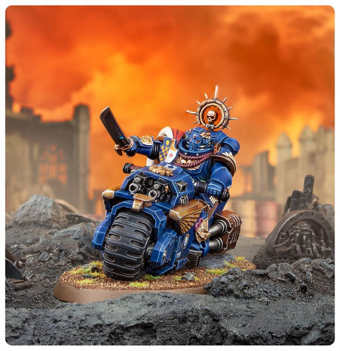Warhammer Space Marines: Captain on Bike Kids Toy