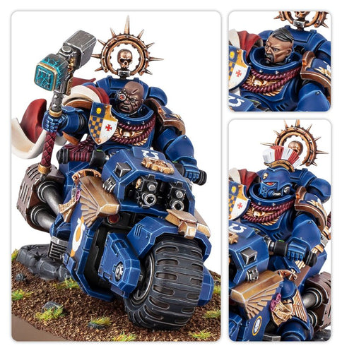 Warhammer Space Marines: Captain on Bike Kids Toy