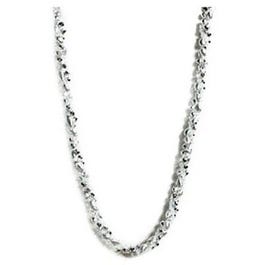 Christmas Twist Bead Garland, Silver/Sterling/Iridescent, 8-Ft.