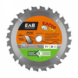 Circular Saw Blade, Razor Back, Demo, 7-1/4-In. x 24T