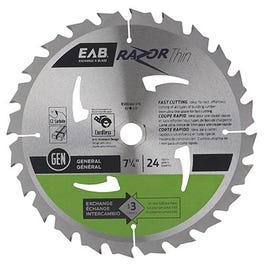 Circular Saw Blade, Thin, 7-1/4-In. x 24T
