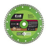 Diamond Saw Blade, Turbo Rim, 7-In.