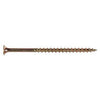 Fas-N-Tite Wood Screws, Phillips, Zinc & Yellow, 2.5-In. x 8, 1/4-Keg Bucket