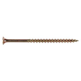 Fas-N-Tite Wood Screws, Zinc & Yellow Dichromate, 2-In. x 6, 1/4-Keg Bucket