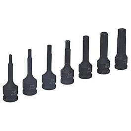 Impact Socket Bit Set, 3/8-In., 7-Pc.
