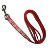 Lazer Brite Dog Leash, Reflective, Red, 5/8-In. x 4-Ft.